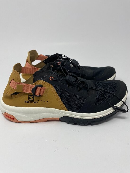 Salomon Shoes - Salomon Techamphibian TA4 Water Shoes Womens 7.5 Black Brown Orange Hiking Trail